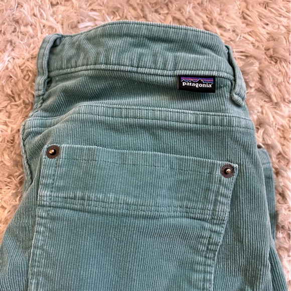 Patagonia Organic Cotton Teal Corduroy Pants - Picture 1 of 3